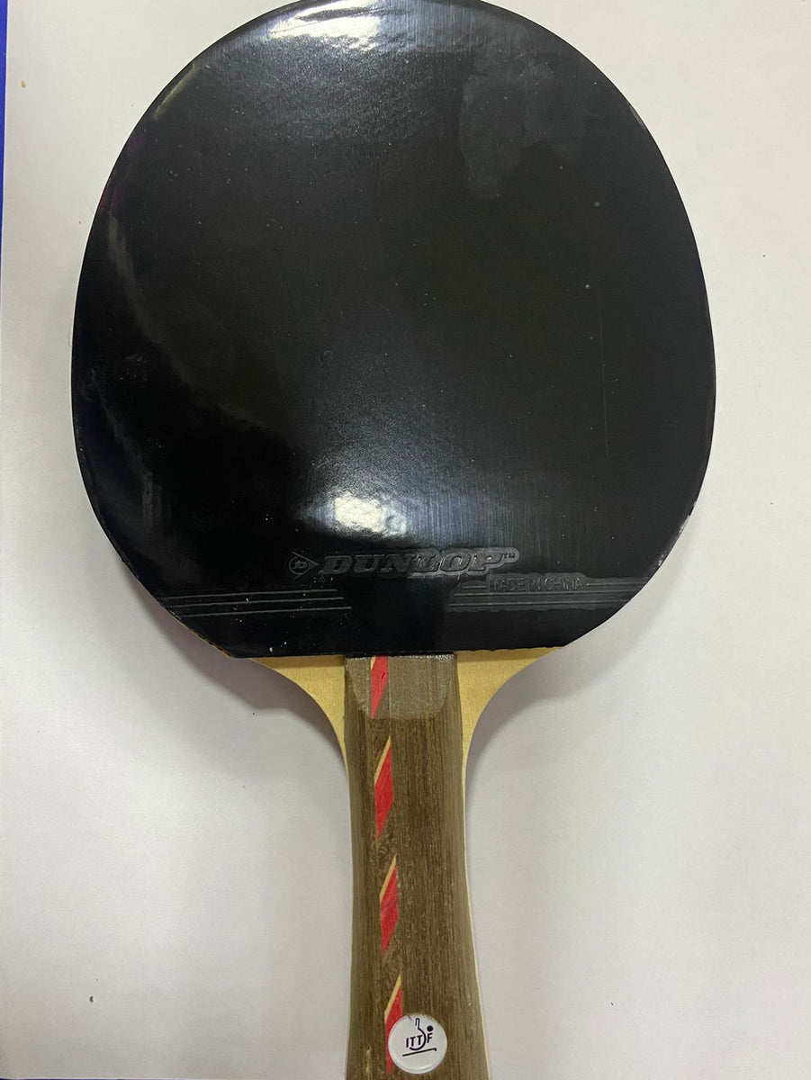 Racchetta Da Ping Pong Dunlop Blackstorm - Ideale Per Principianti, Con Gomma Invertita E Manico Concavo