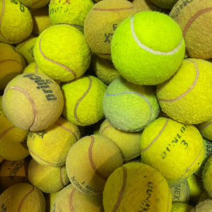 Pelotas de tenis y padel usadas