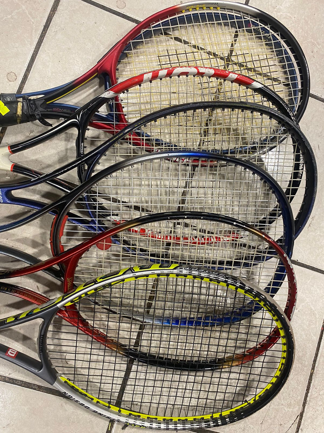 Raquetas usadas