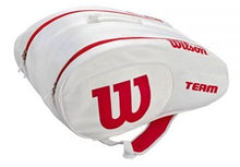 Cargar imagen en el visor de la galería, Bolso Padel Wilson White Team