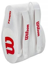 Cargar imagen en el visor de la galería, Bolso Padel Wilson White Team