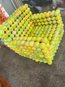 Sillón de pelotas de tenis